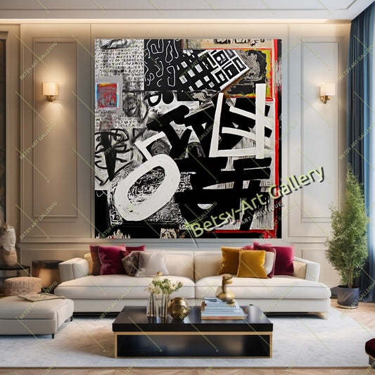 Modern Vivid Abstract Canvas Print - Elegant Home Decor #1