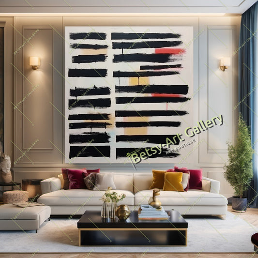 Urban Graffiti Abstract Canvas Print - Contemporary Home Decor