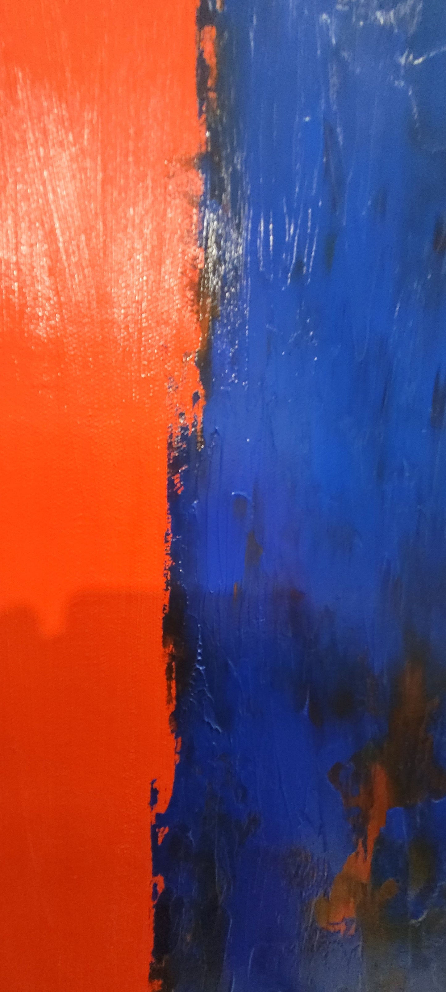 Mark Rothko Blue Red - Modern Abstract Painting