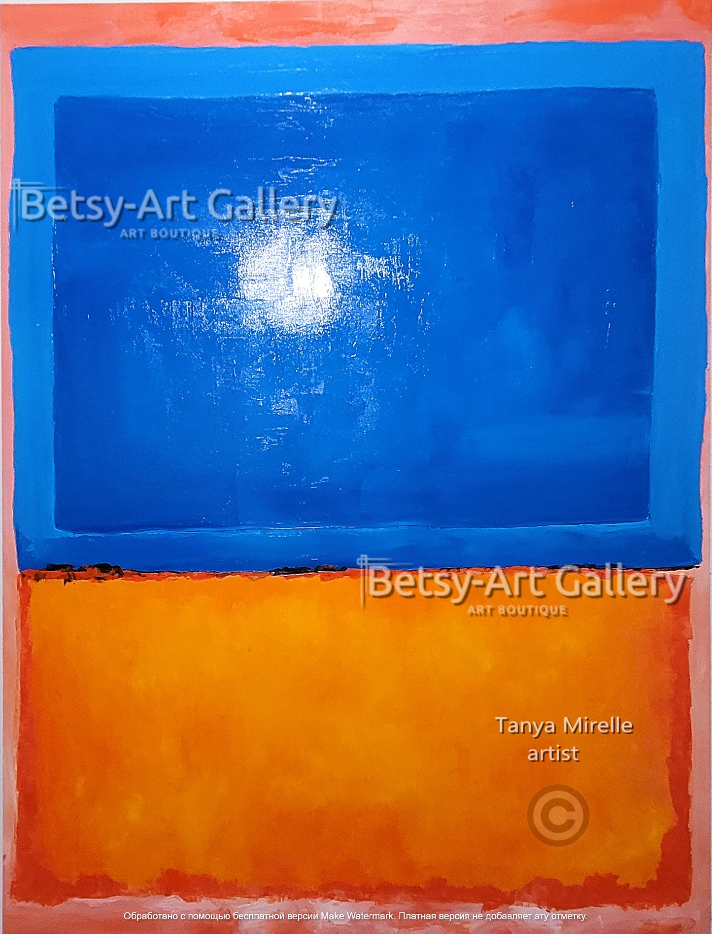 Mark Rothko Red Black - Modern Abstract Wall Art