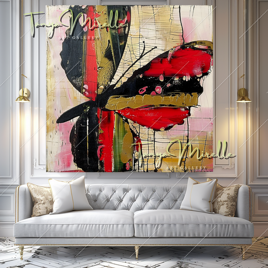 Original Impasto Oil Painting, Contemporary Abstract Art #352