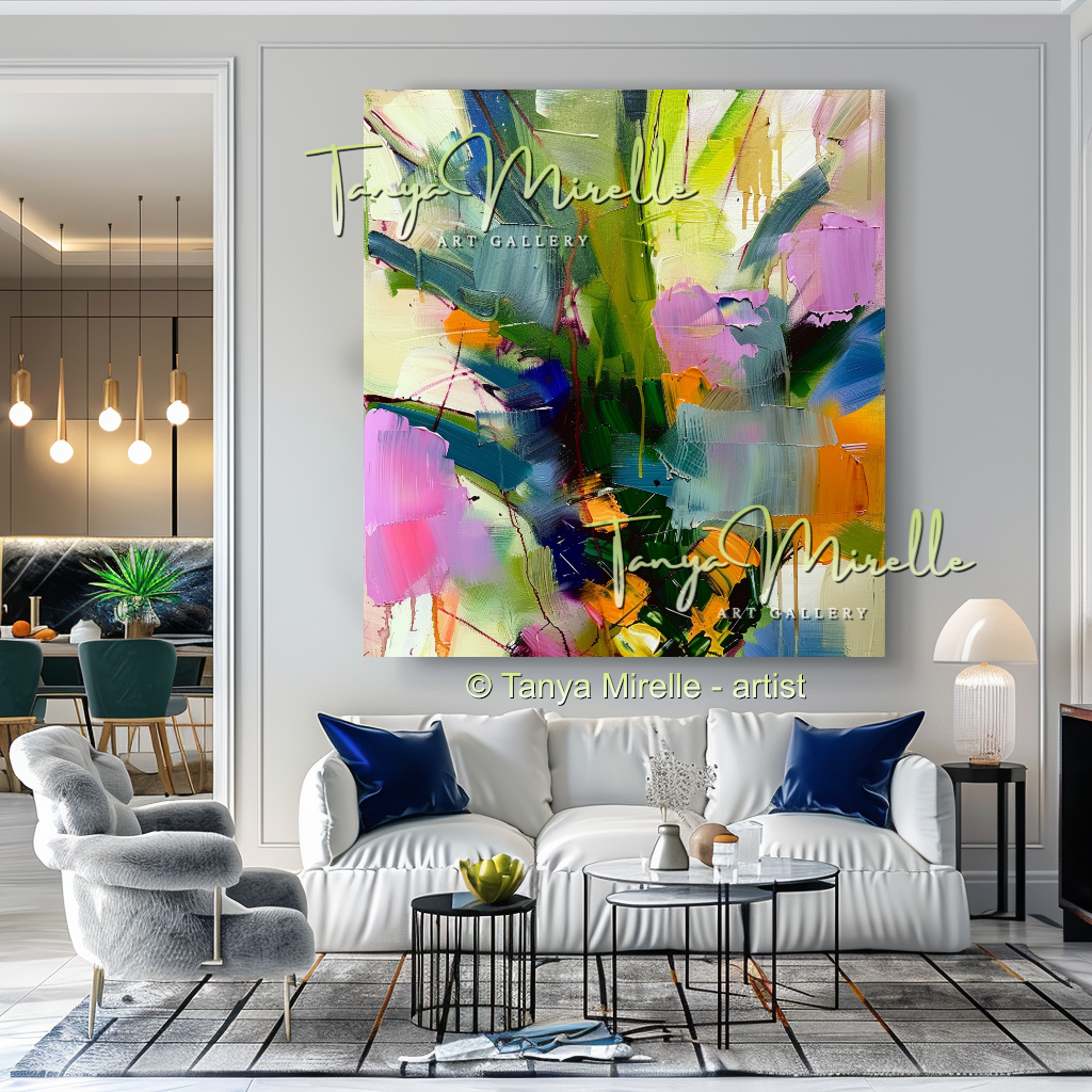 Tropical Radiance – Abstract Pineapple Textured Art #251