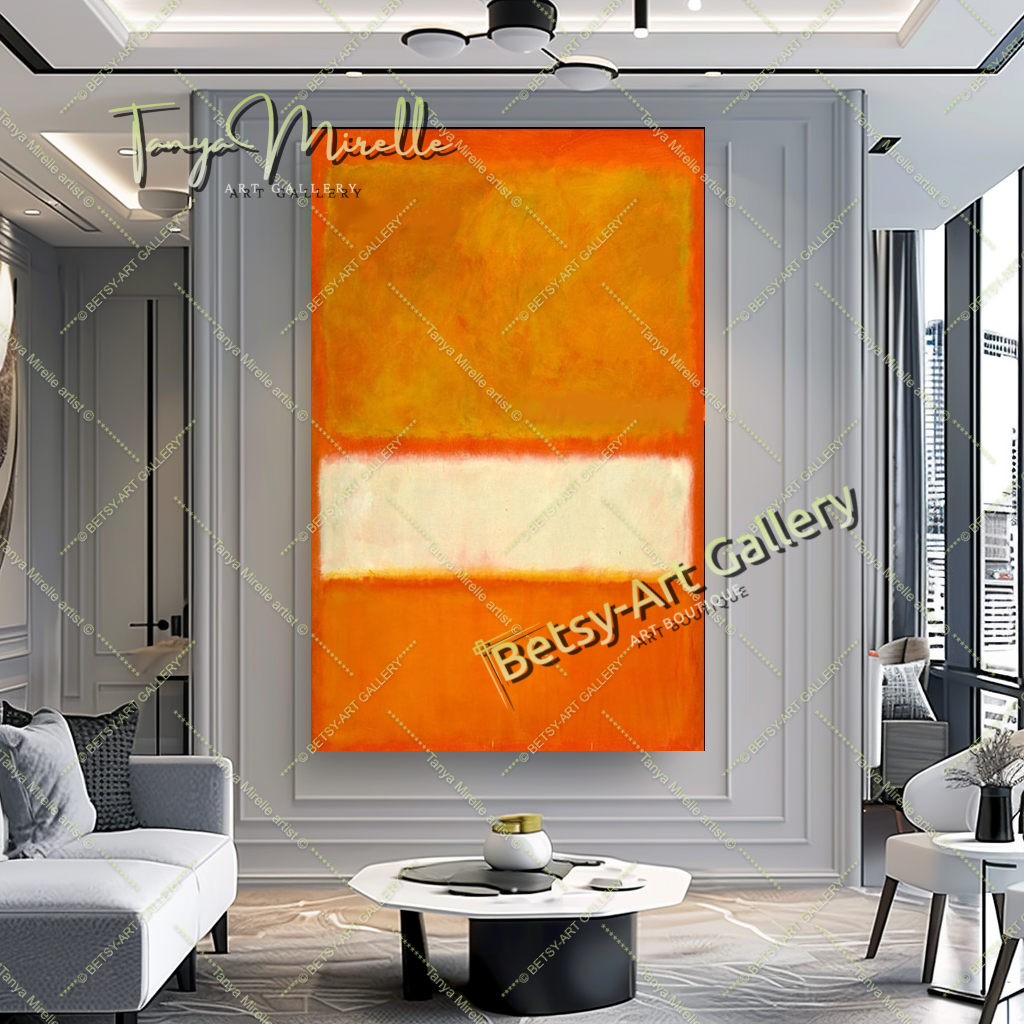 Mark Rothko Red Black - Modern Abstract Wall Art