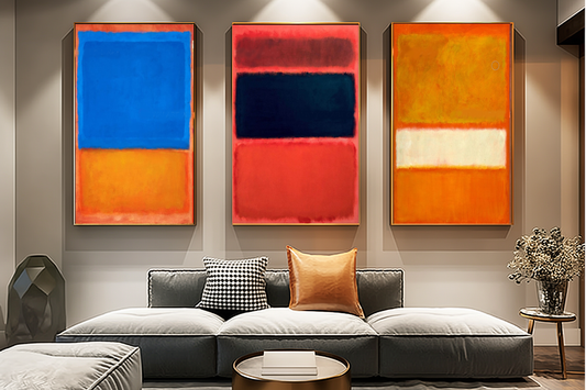 Mark Rothko Red Black - Modern Abstract Wall Art