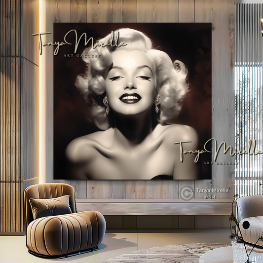 Iconic Black White Marilyn Monroe Art Print B canvas print canvas wall art celebreti art print giclée prints graffiti art print graffiti canvas graffiti canvas art hollywood art print large canvas print large wall art Large Wall Art Decor merilyn monroe art print Merilyn Monroe painting modern abstract art modern art print pop art print print on canvas ready to hang canvas street art on canvas stretched canvas art wall art prints watercolor art