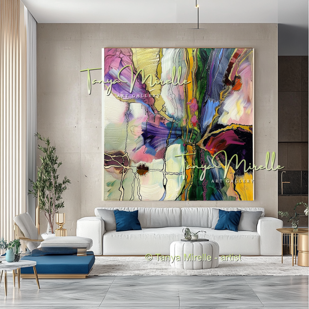 Colorful Abstract Painting - Modern Wall Art #157