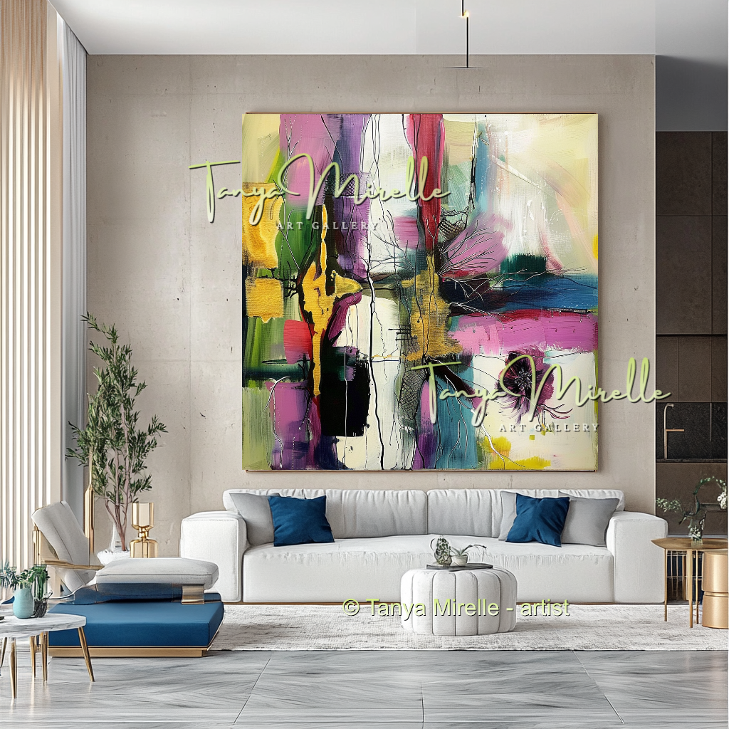 Colorful Abstract Painting - Modern Wall Art #157