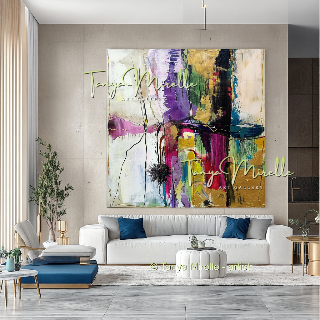 Colorful Abstract Painting - Modern Wall Art #157