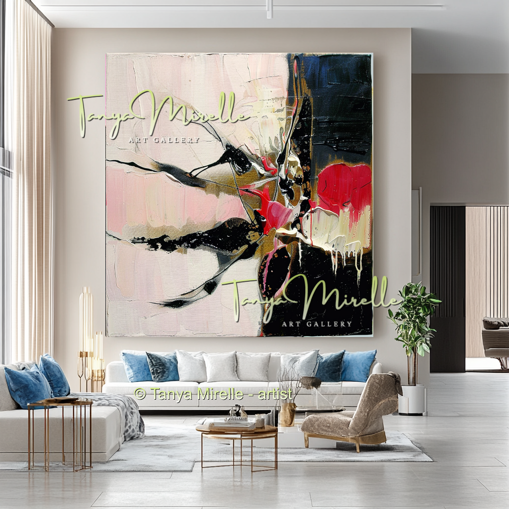 Modern Abstract Oil Painting on Canvas #205