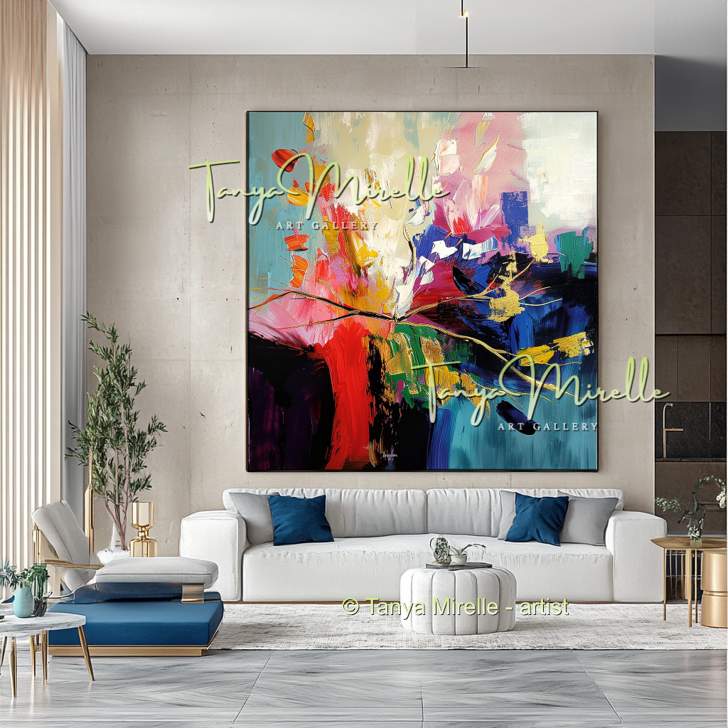 Red Coral - Underwater Abstract Modern Wall Art #166