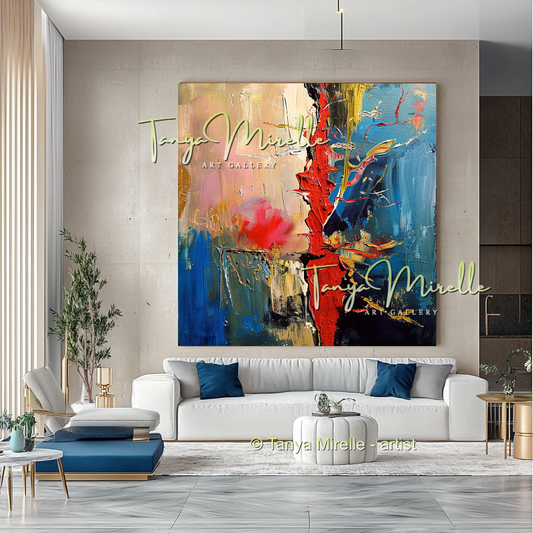 Red Coral - Underwater Abstract Modern Wall Art #168