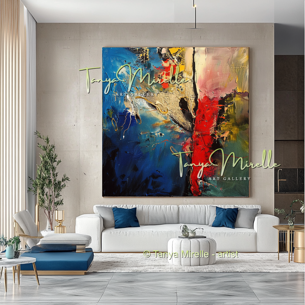 Red Coral - Underwater Abstract Modern Wall Art #168