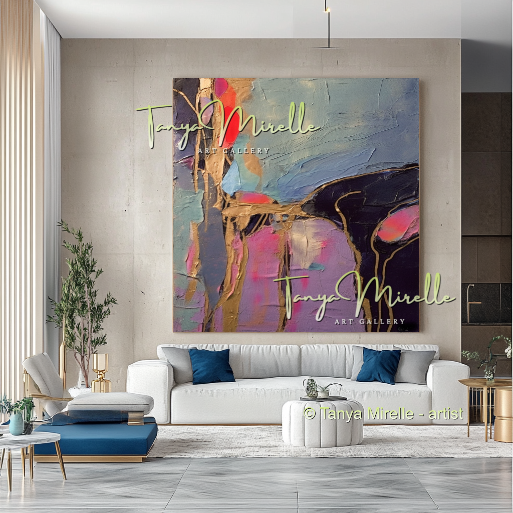 Elegant Abstract Wall Decor - Bold Modern Wall Art #198