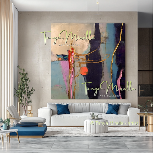 Elegant Abstract Wall Decor - Bold Modern Wall Art #198