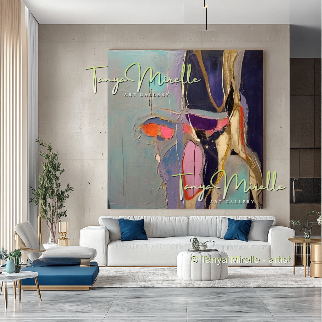 Elegant Abstract Wall Decor - Bold Modern Wall Art #198
