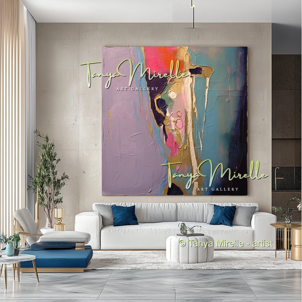Elegant Abstract Wall Decor - Bold Modern Wall Art #198