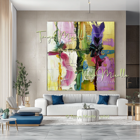 Colorful Abstract Painting - Modern Wall Art #157