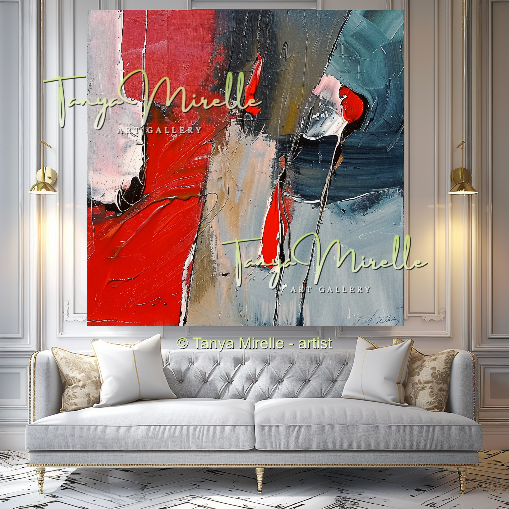 Modern Abstract Wall Art for Luxury Interiors #314
