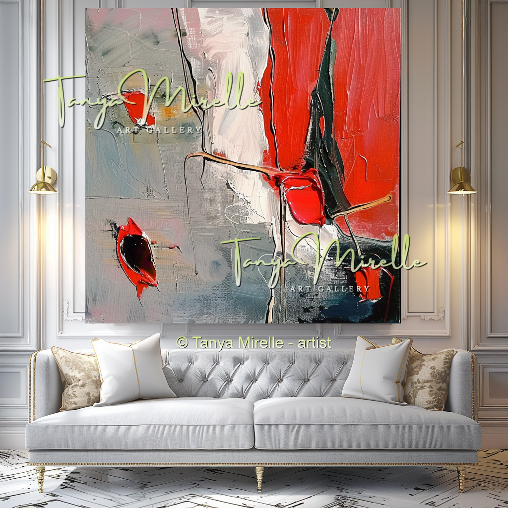 Modern Abstract Wall Art for Luxury Interiors #314