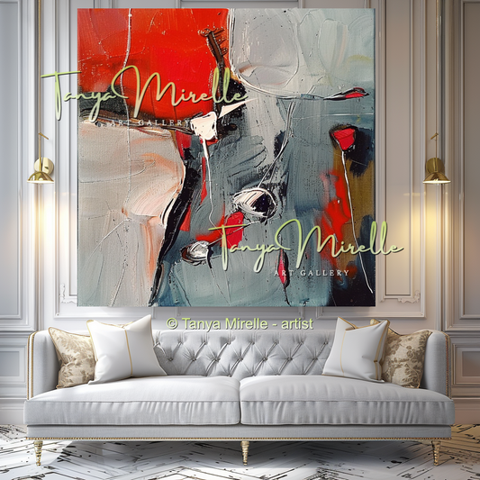 Modern Abstract Wall Art for Luxury Interiors #314