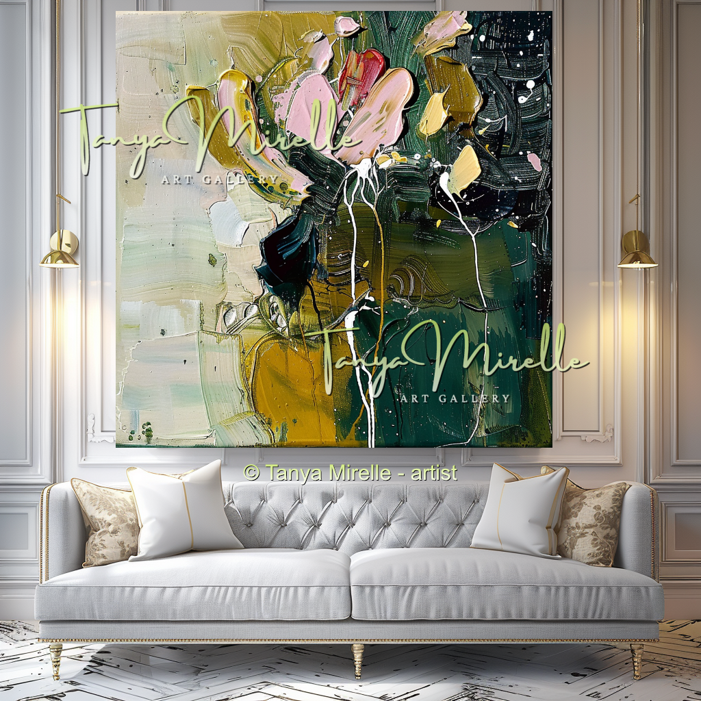 Modern Impasto Art for Contemporary Homes #336