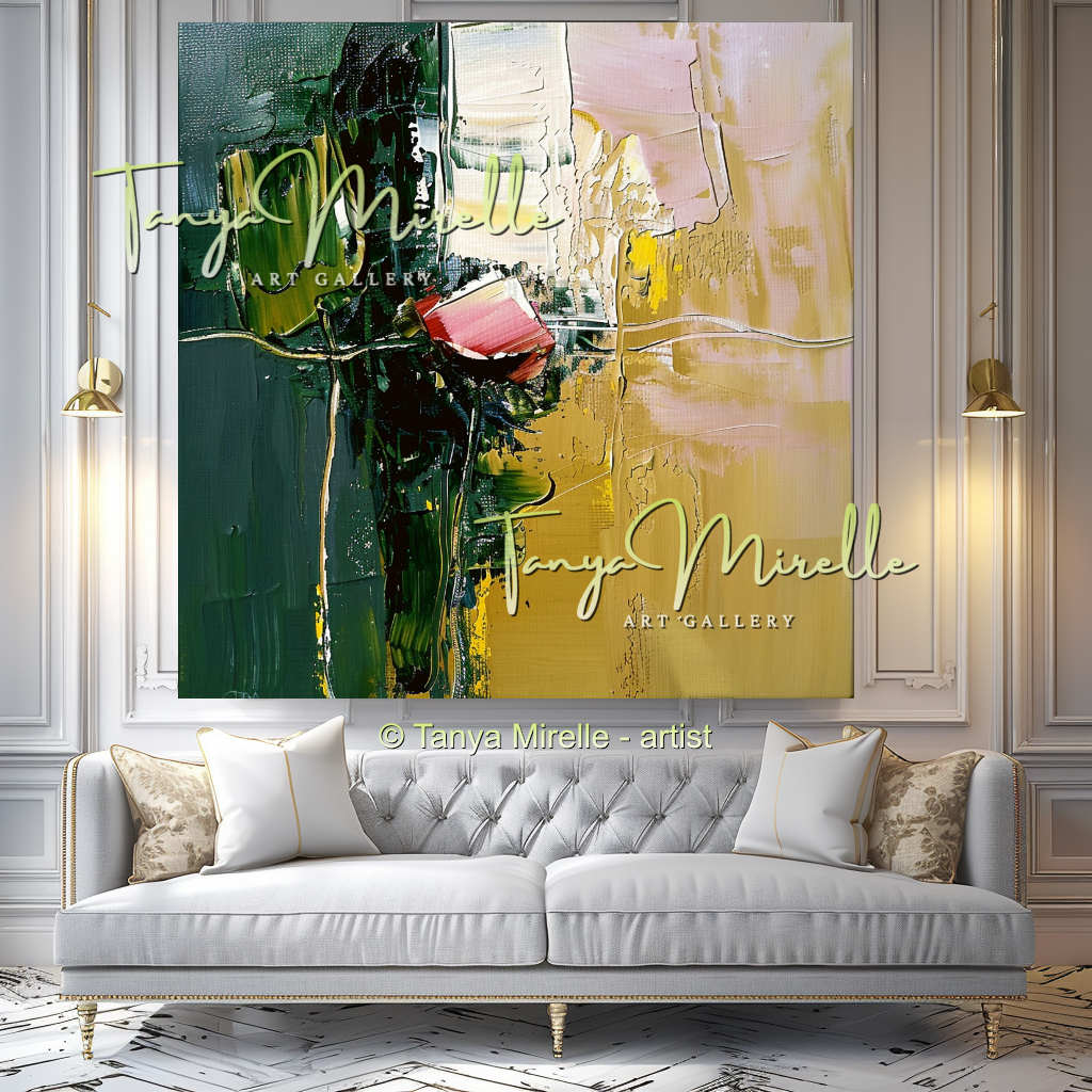 Modern Impasto Art for Contemporary Homes #336