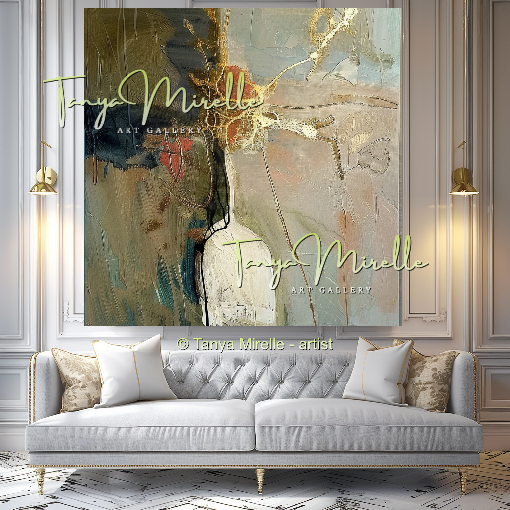 Bold Textured Canvas for Living Room #325