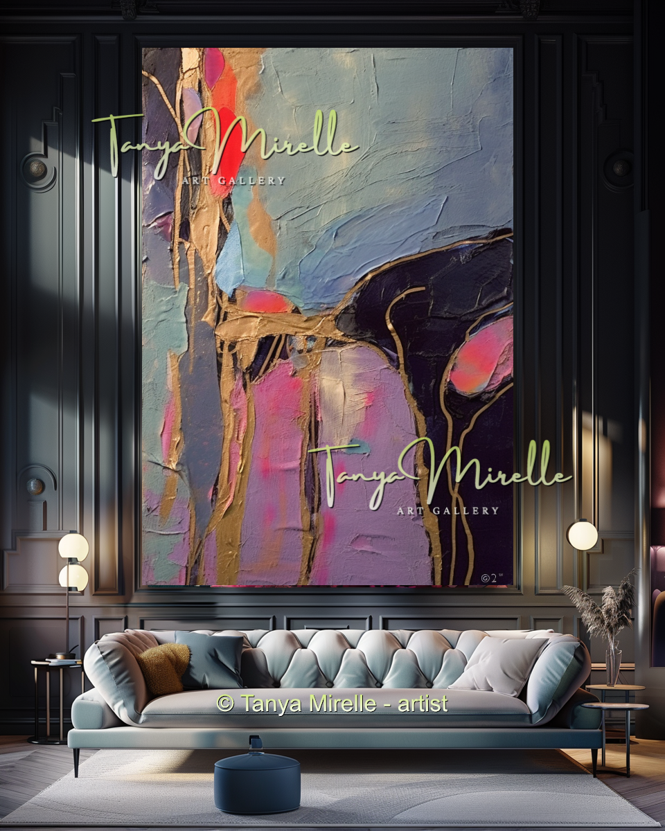 Elegant Abstract Wall Decor - Bold Modern Wall Art #198