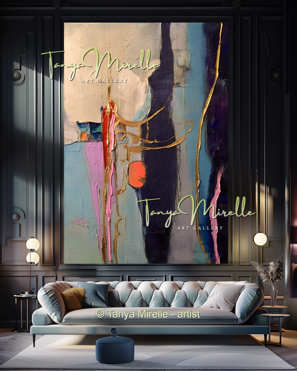 Elegant Abstract Wall Decor - Bold Modern Wall Art #198
