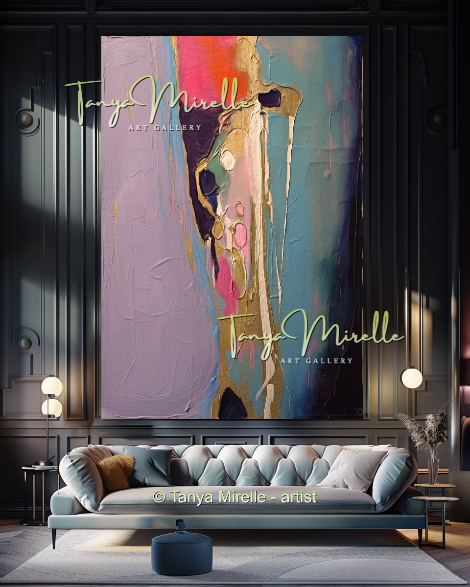 Elegant Abstract Wall Decor - Bold Modern Wall Art #198