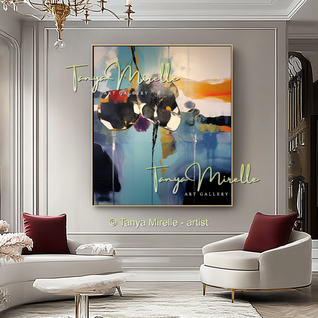Decorative Abstract Modern Oil Painting on Canvas #239