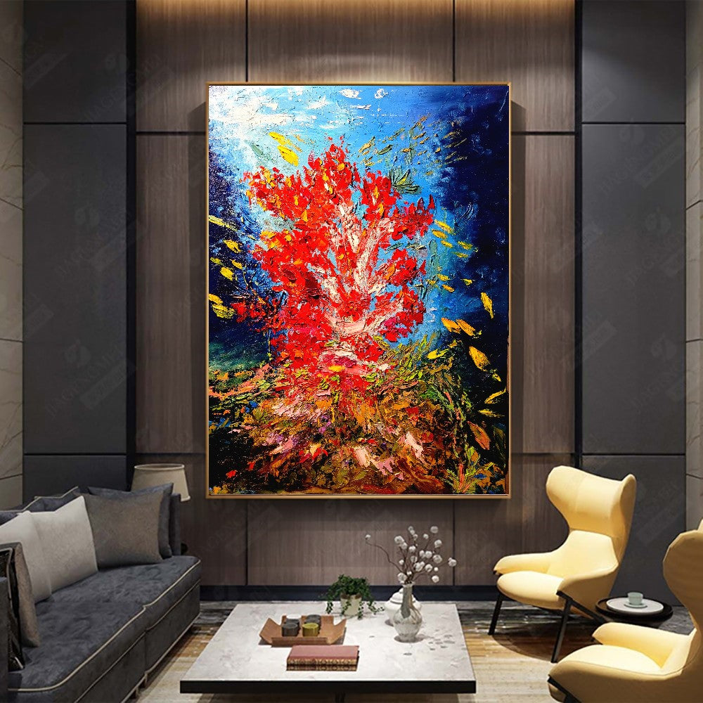 Transform Your Space with Bold 3D Textured Abstract Art