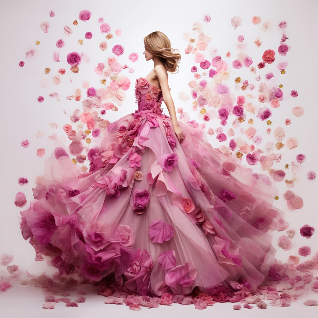 Perfume Floral Women Print