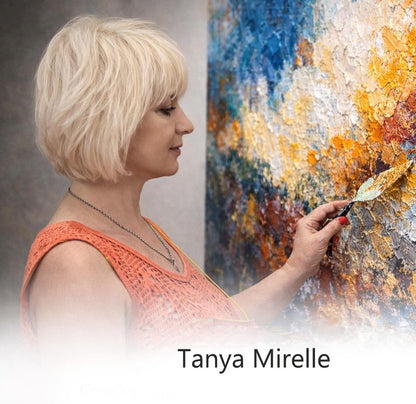 Custom Order - Hand-Painted Modern Impasto Abstract Painting