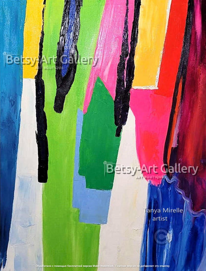 {{ product.title }} canvas artwork by Tanya Mirelle – modern wall decor – original artwork for home, living room, office, or gallery