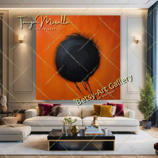 ''Any Fire Flower'' Abstract Art by Otto Piene, Modern Wall Art