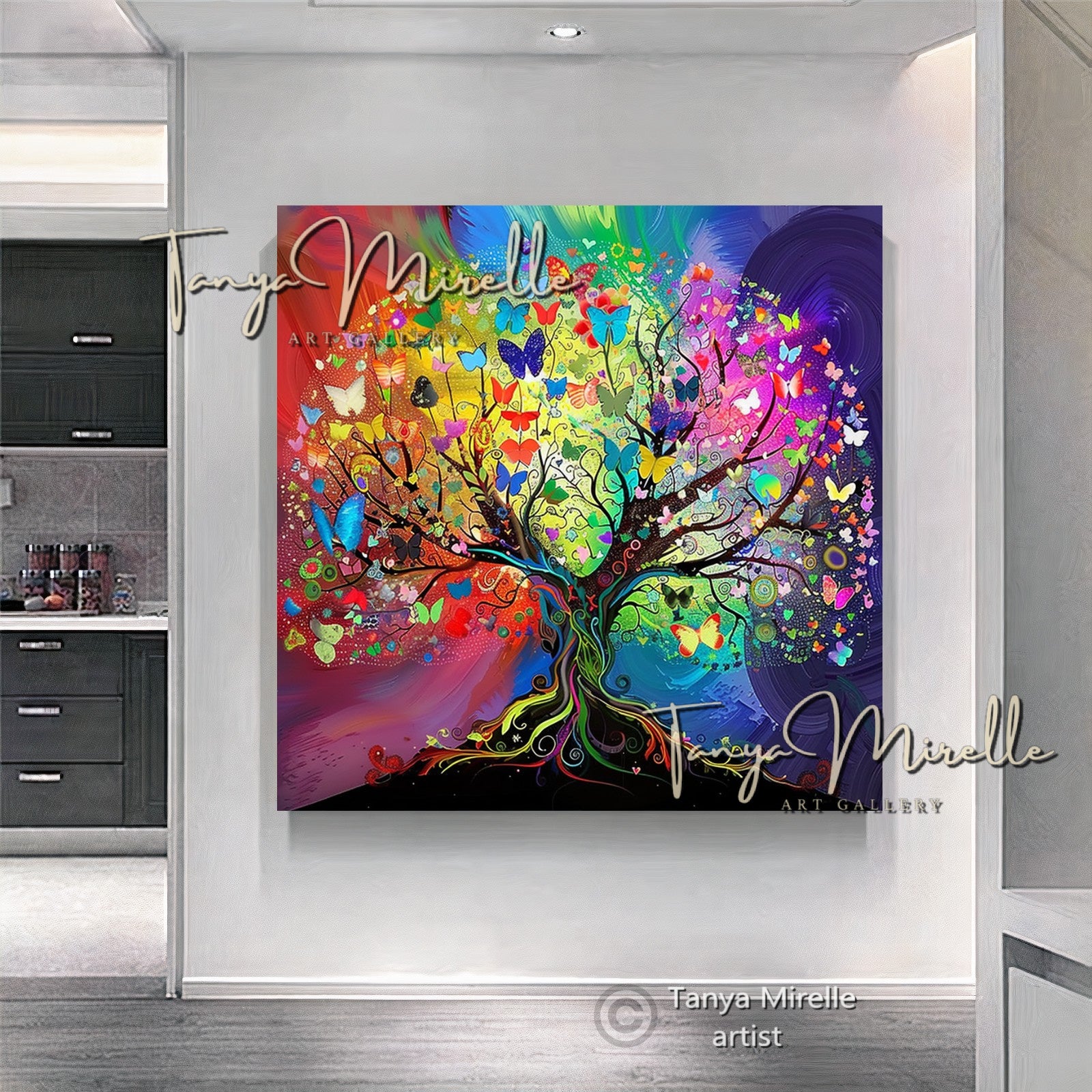 {{ product.title }} canvas artwork by Tanya Mirelle – modern wall decor – original artwork for home, living room, office, or gallery