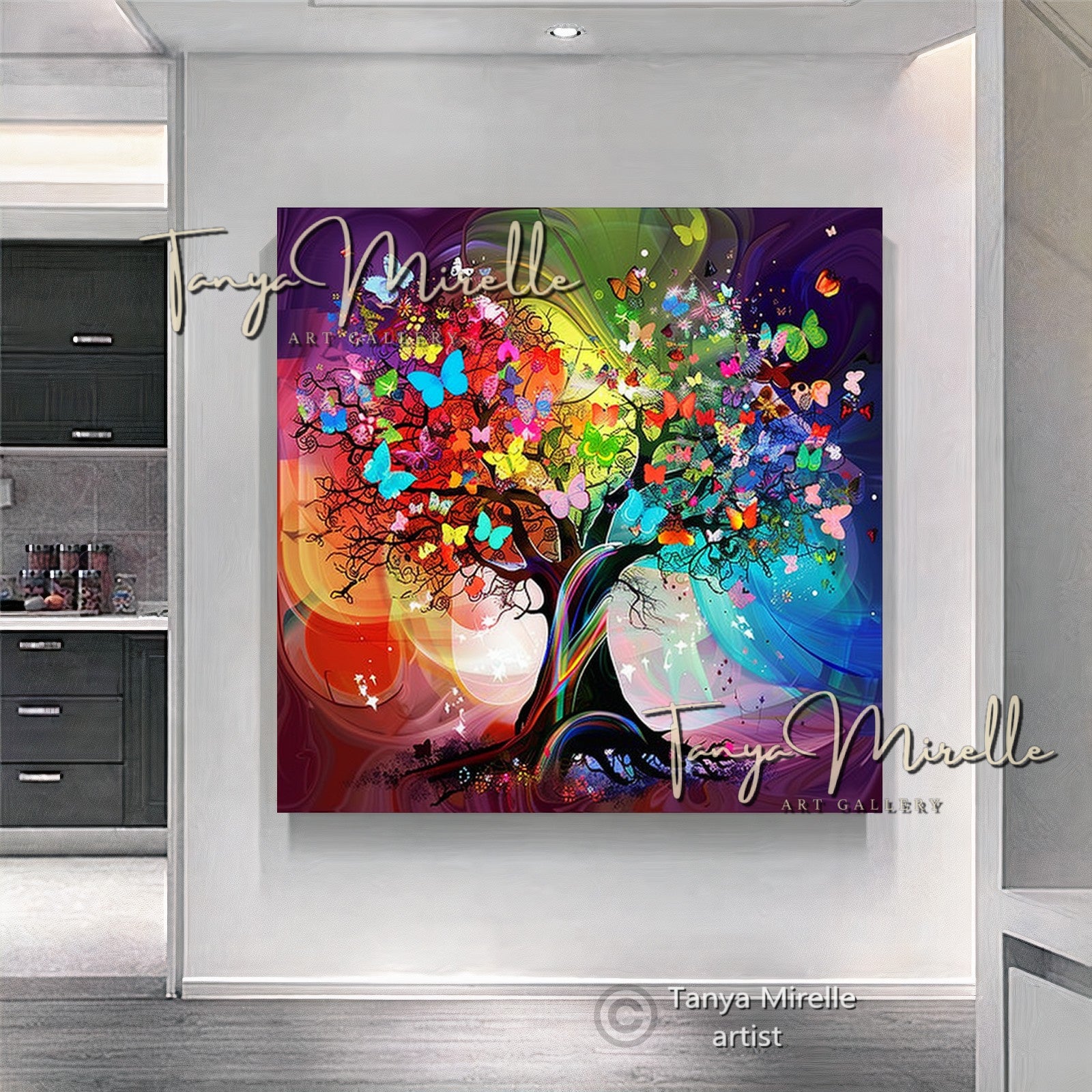 {{ product.title }} canvas artwork by Tanya Mirelle – modern wall decor – original artwork for home, living room, office, or gallery