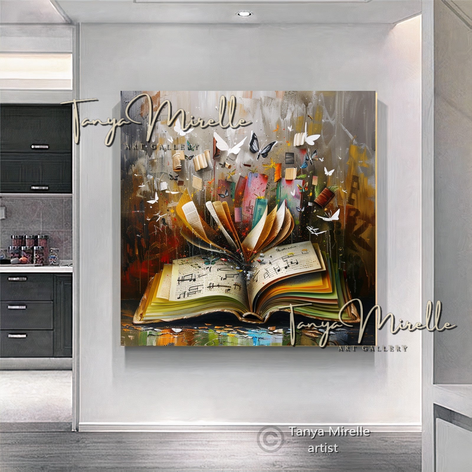 {{ product.title }} canvas artwork by Tanya Mirelle – modern wall decor – original artwork for home, living room, office, or gallery