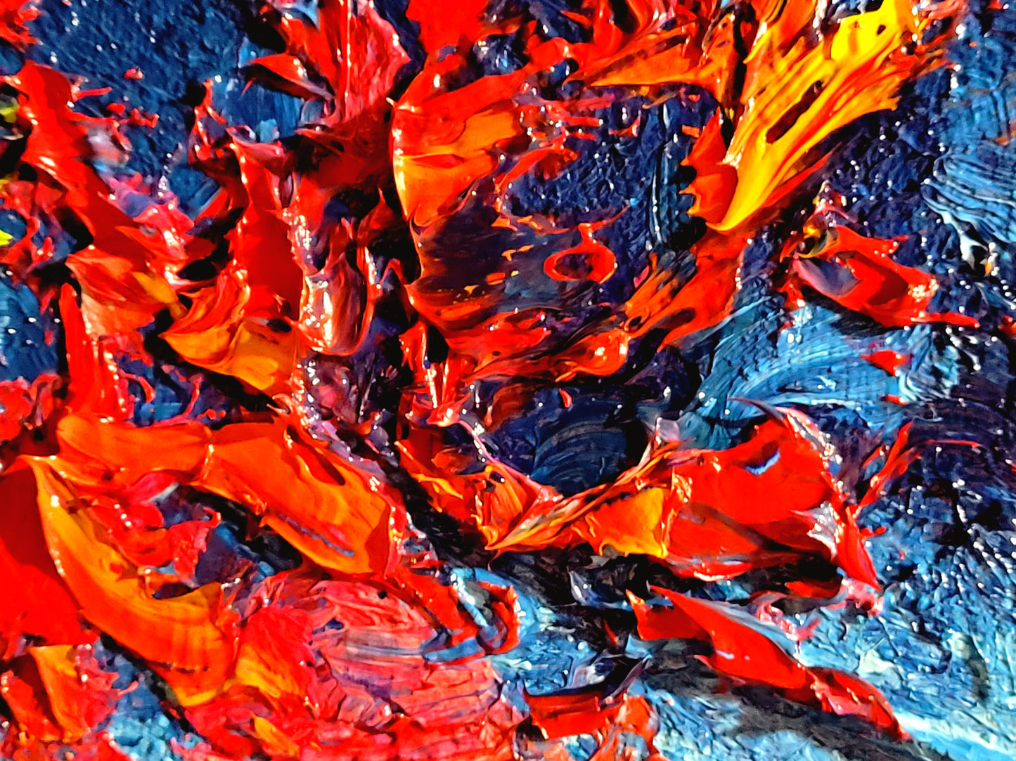 Custom Order - Hand-Painted Modern Impasto Abstract Painting