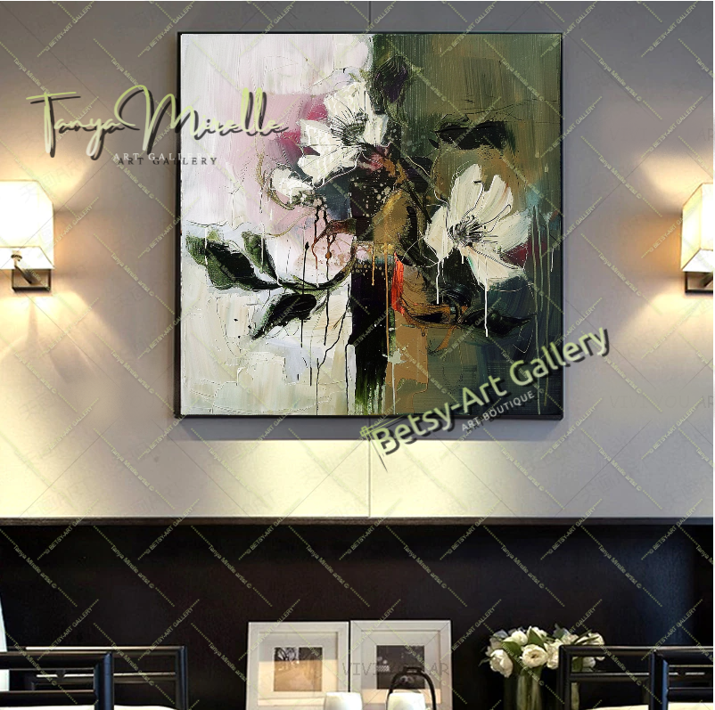 {{ product.title }} canvas artwork by Tanya Mirelle – modern wall decor – original artwork for home, living room, office, or gallery