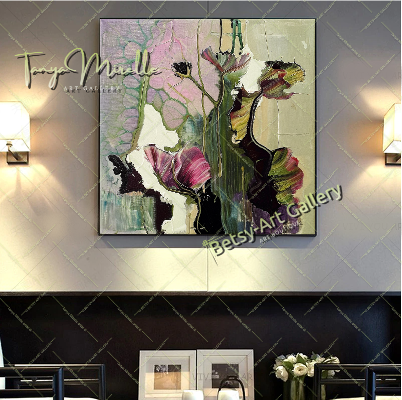 Wildflower Blooming Canvas Print, Nature Inspired Wall Art Decor