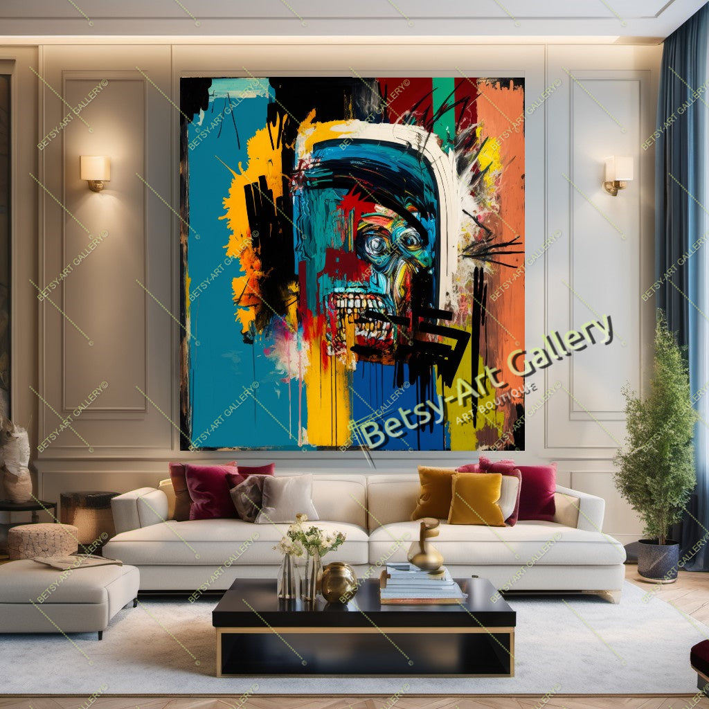 {{ product.title }} canvas artwork by Tanya Mirelle – modern wall decor – original artwork for home, living room, office, or gallery