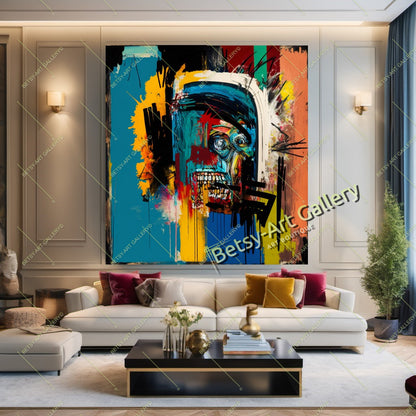 Modern Vivid Abstract Canvas Print - Elegant Home Decor #1