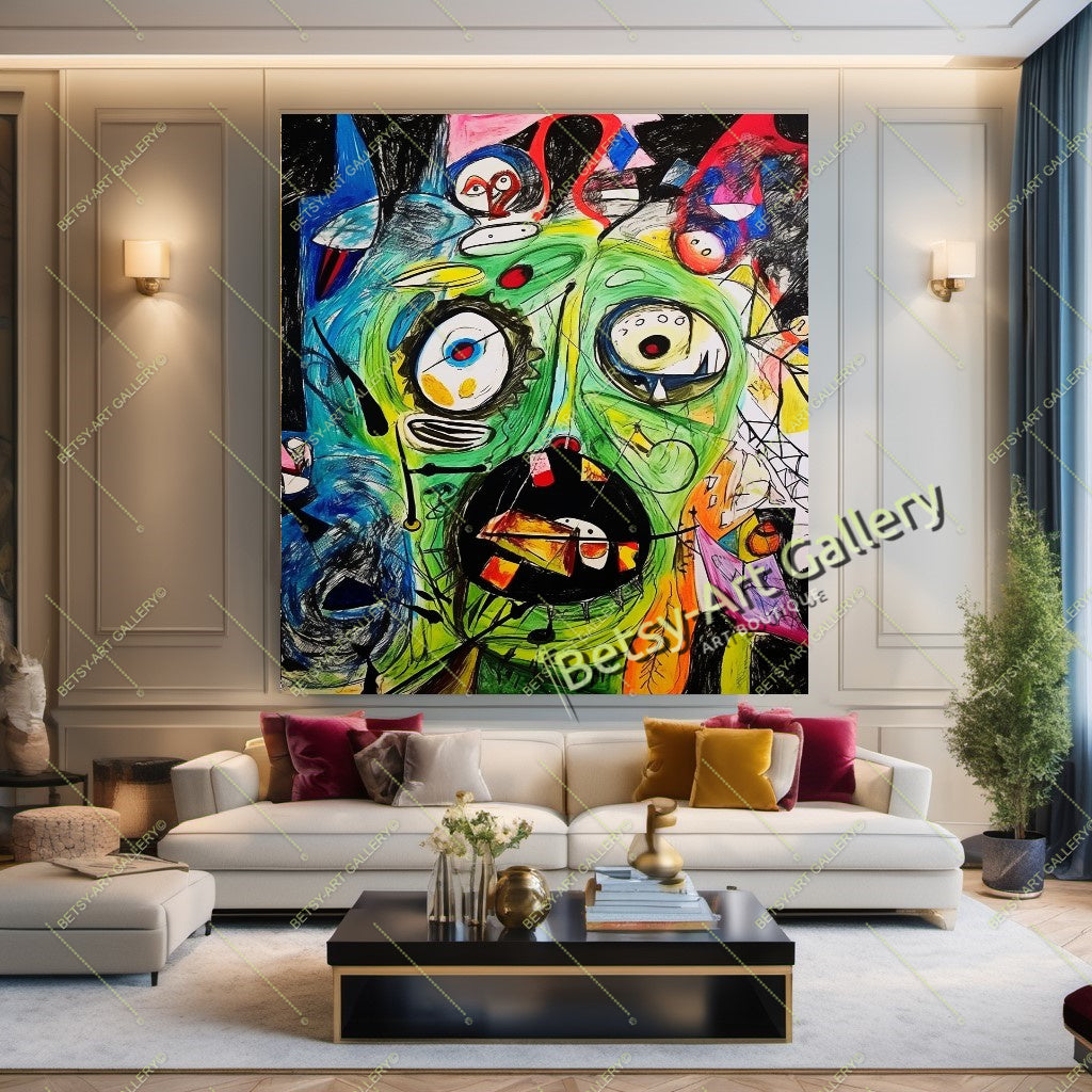 {{ product.title }} canvas artwork by Tanya Mirelle – modern wall decor – original artwork for home, living room, office, or gallery