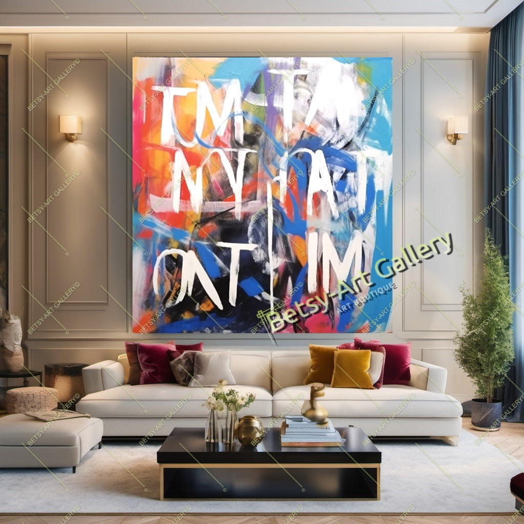 Modern Stripes Abstract Canvas Print - Contemporary Home Decor