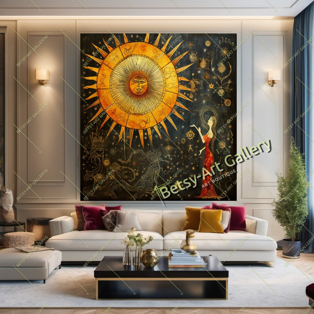 Modern Vivid Abstract Canvas Print - Elegant Home Decor #1