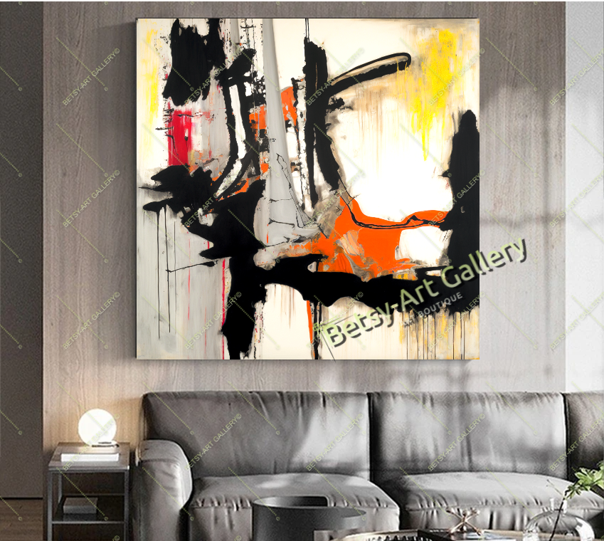 Graffiti Abstract Canvas Print - Modern Home Wall Art