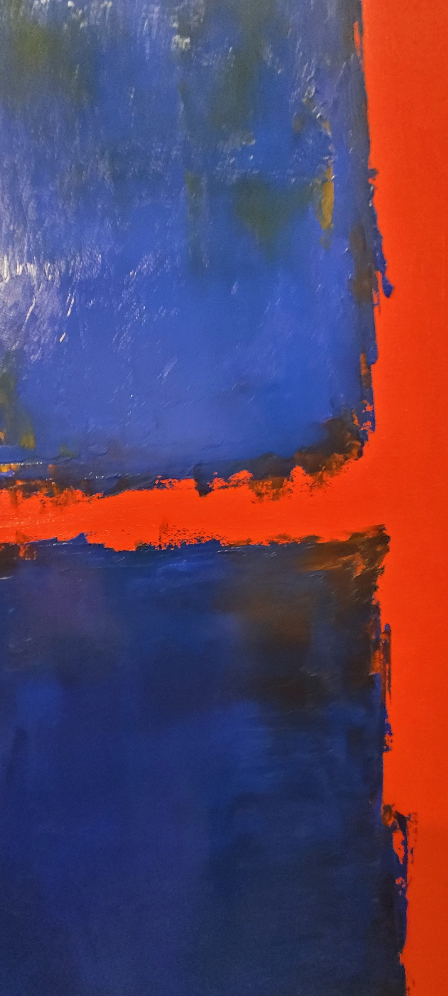 Mark Rothko Blue Red - Modern Abstract Painting