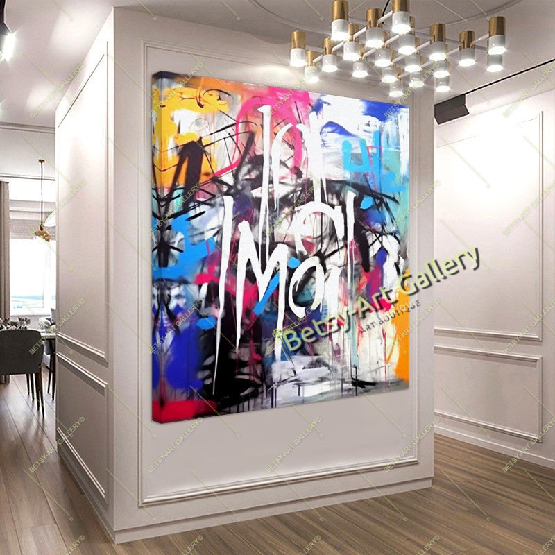 Modern Stripes Abstract Canvas Print - Contemporary Home Decor